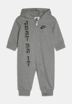 Nike Sportswear B NSW CLUB SSNL HOODED COVERALL UNISEX - Jumpsuit - Dark Grey Heather