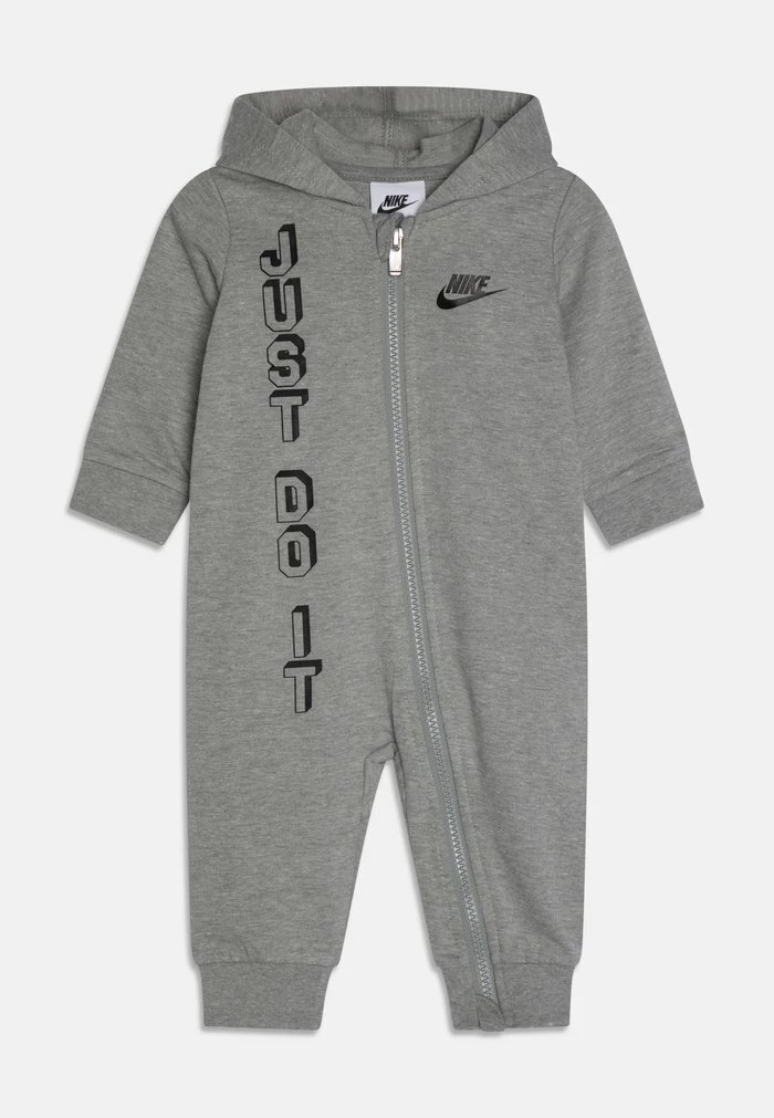 Nike Sportswear B NSW CLUB SSNL HOODED COVERALL UNISEX - Jumpsuit - Dark Grey Heather