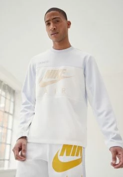 Nike Sportswear AIR CREW - Sweatshirt - Football Grey/white