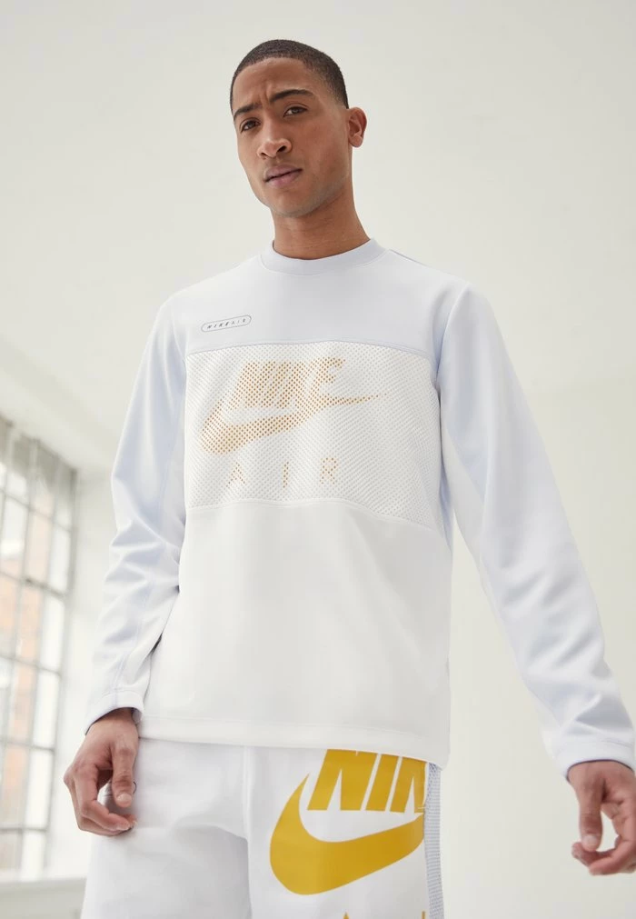 Nike Sportswear AIR CREW - Sweatshirt - Football Grey/white