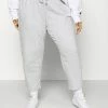 Nike Sportswear PLUS - Tracksuit Bottoms - Dk Grey Heather