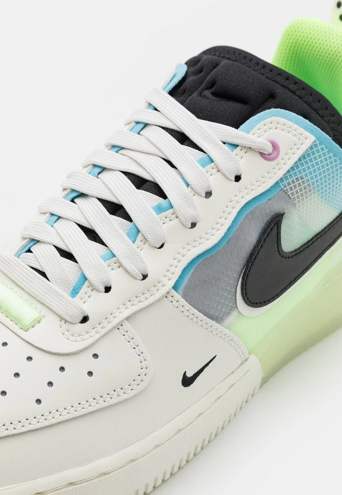 Nike Sportswear AIR FORCE 1 REACT UNISEX - Trainers - White/black/barely Volt/ghost Green/blue Chill/sail - Image 6