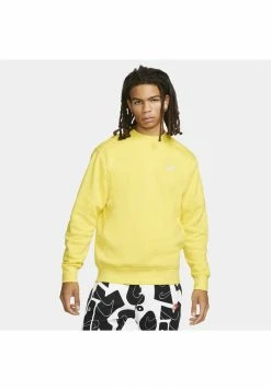 Nike Sportswear CLUB - Sweatshirt - Yellow Strike White