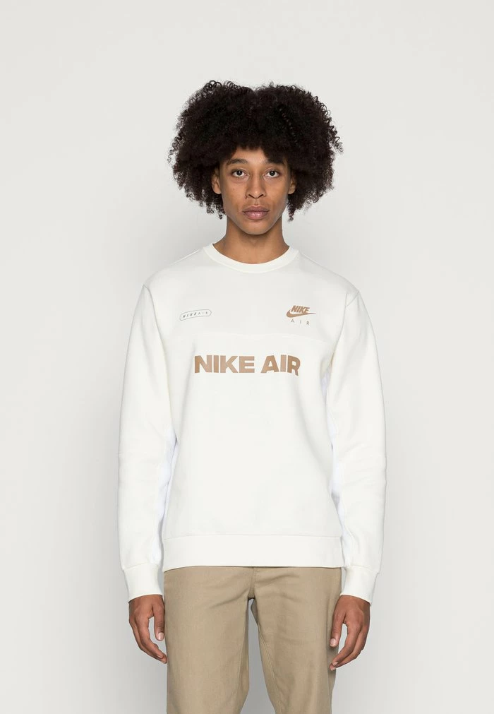 Nike Sportswear AIR CREW - Sweatshirt - Coconut Milk White