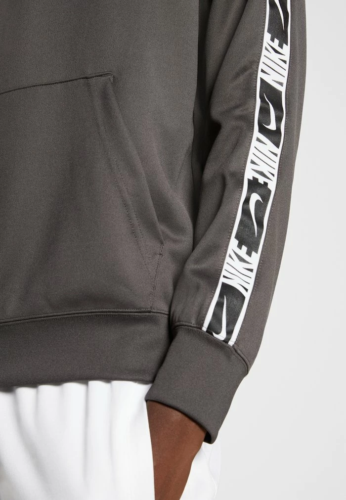 Nike Sportswear REPEAT HOODIE - Hoodie - Medium Ash/olive Grey/white - Image 7