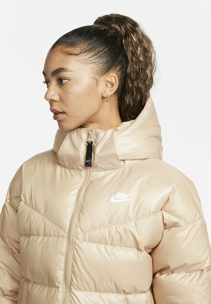 Nike Sportswear CITY - Down Coat - Hemp/white - Image 4