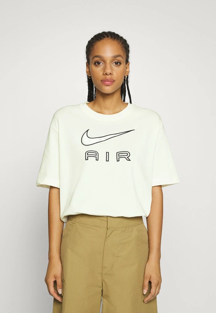 Nike Sportswear TEE AIR - Print T-shirt - Sail/black