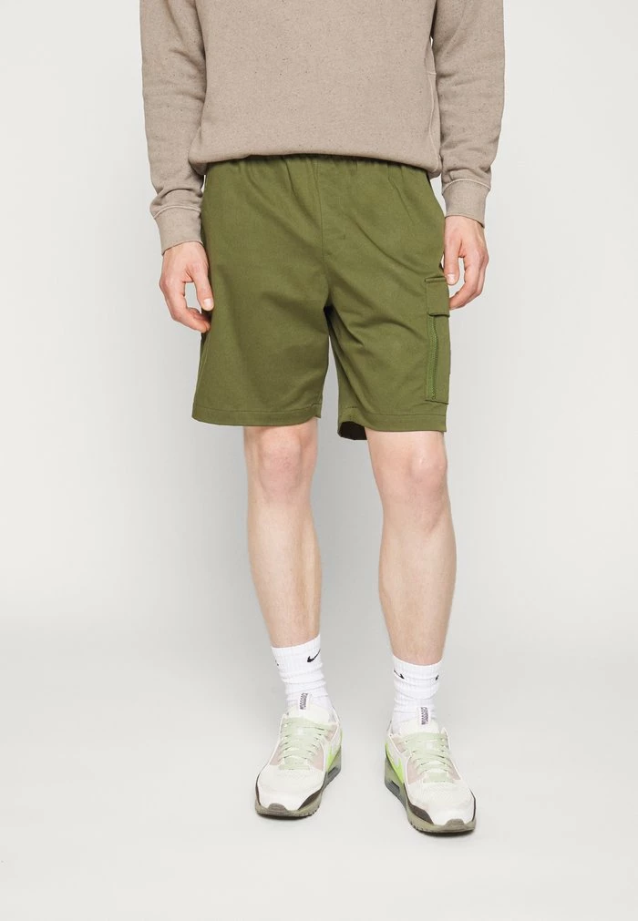 Nike Sportswear Shorts - Rough Green/safety Orange/black - Image 3