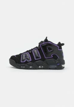 Nike Sportswear AIR MORE UPTEMPO 96 - High-top Trainers - Black/action Grape/metallic Gold