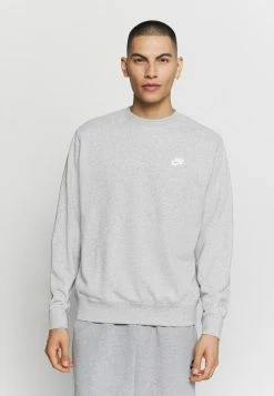 Nike Sportswear CLUB - Sweatshirt - Dark Grey Heather/white