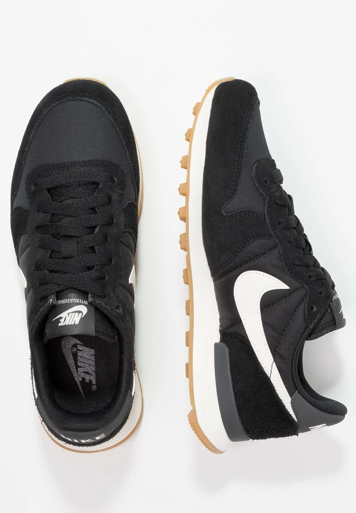 Nike Sportswear INTERNATIONALIST - Trainers - Black/summit White/anthracite/sail - Image 3