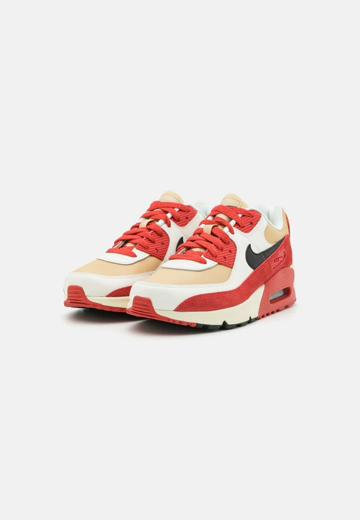 Nike Sportswear AIR MAX 90 GS UNISEX - Trainers - Sesame/black/red Clay/sail - Image 2