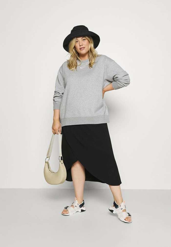 Nike Sportswear Sweatshirt - Grey Heather/white - Image 2