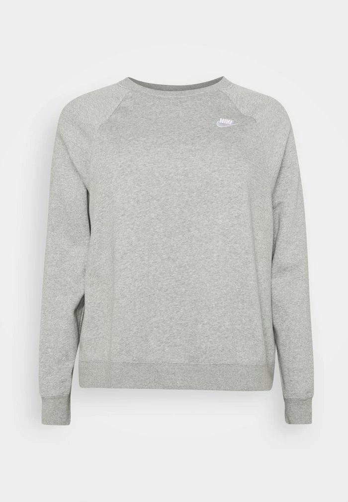 Nike Sportswear CREW - Sweatshirt - Dark Grey Heather/matte Silver - Image 5