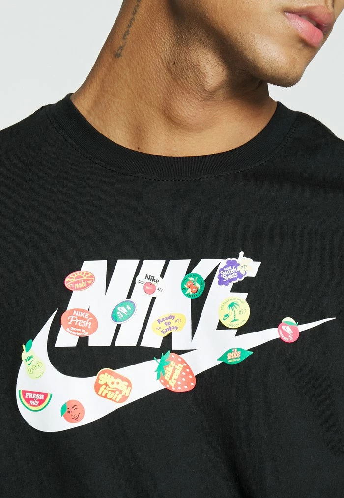 Nike Sportswear TEE - Print T-shirt - Black - Image 8