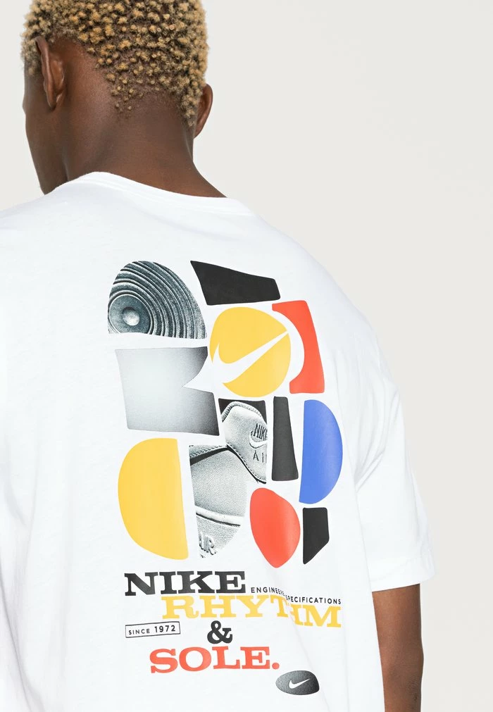 Nike Sportswear TEE RHYTHM - Print T-shirt - White - Image 5