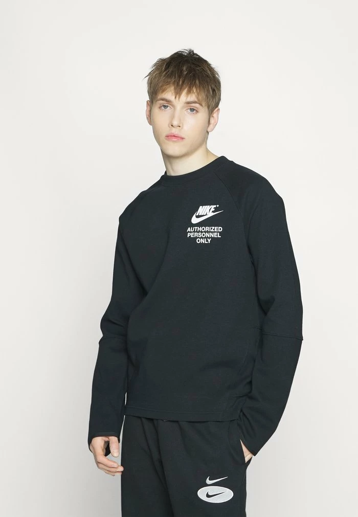 Nike Sportswear CREW - Sweatshirt - Black/white - Image 3