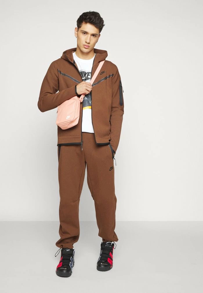 Nike Sportswear PANT - Tracksuit Bottoms - Cacao/black - Image 6