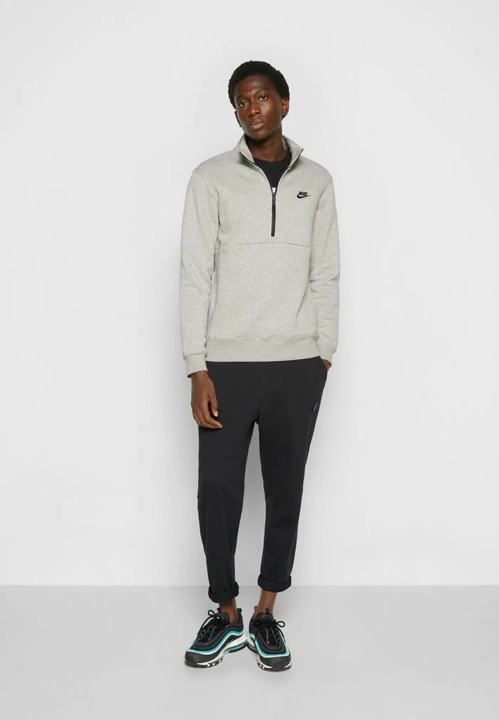 Nike Sportswear CLUB - Sweatshirt - Dark Grey Heather Black - Image 5