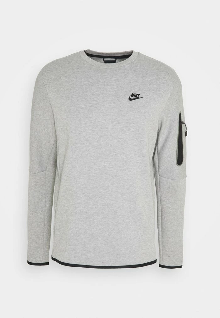 Nike Sportswear M TCH FLC CRW - Sweatshirt - Grey Heather/black - Image 5