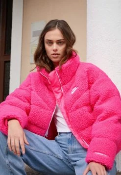 Nike Sportswear CITY - Winter Jacket - Hyper Pink/white