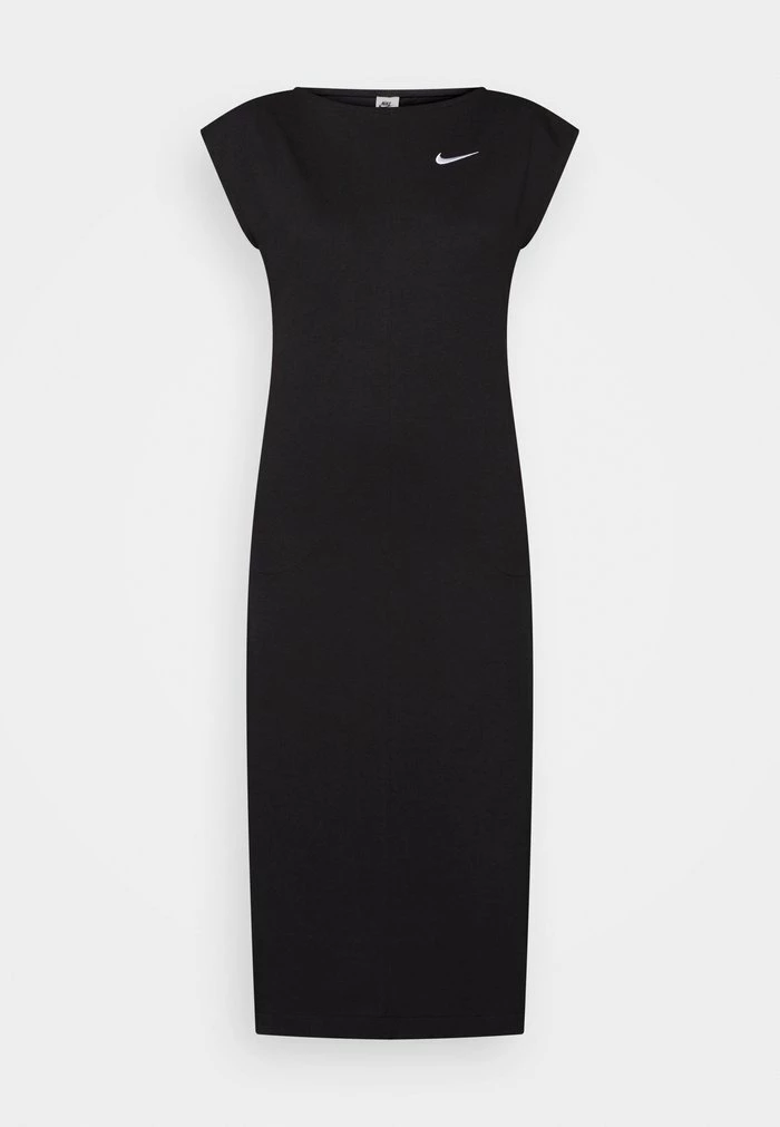 Nike Sportswear DRESS MIDI - Jersey Dress - Black/white - Image 5