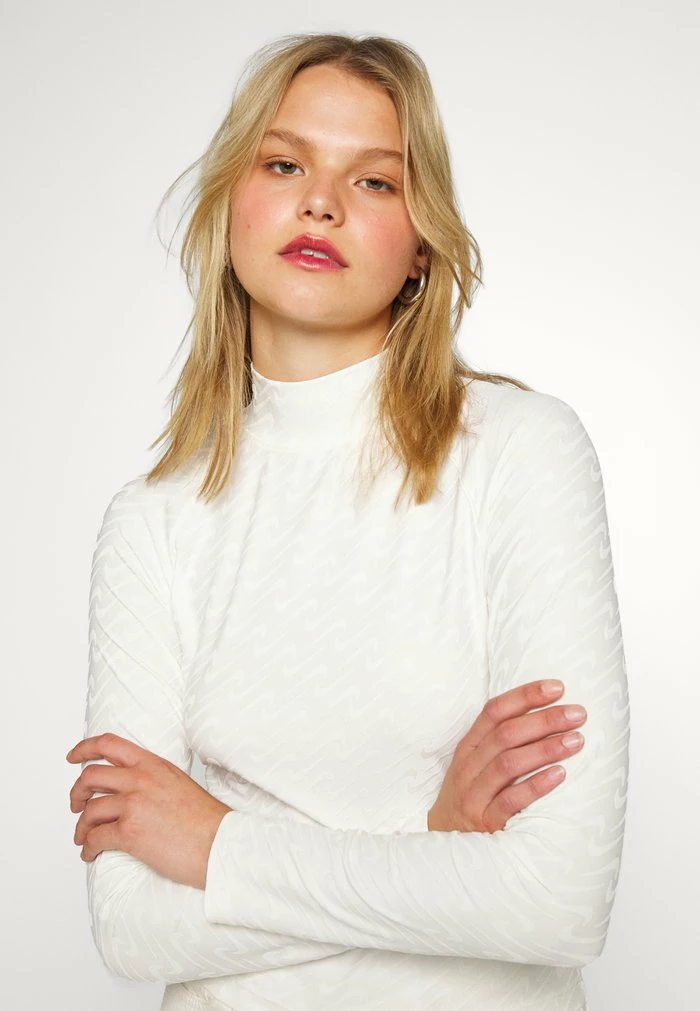 Nike Sportswear MOCK - Long Sleeved Top - Sail - Image 4