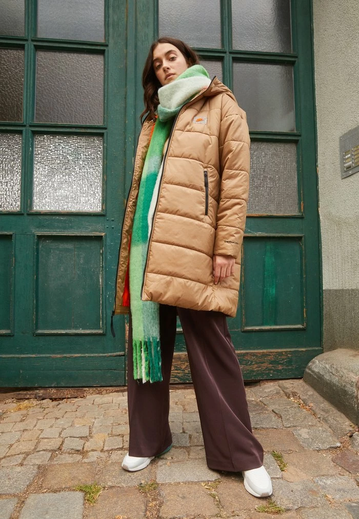 Nike Sportswear Winter Coat - Driftwood/safety Orange - Image 2