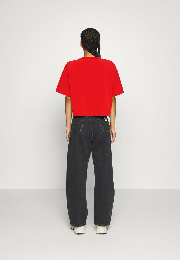 Nike Sportswear BOXY - Basic T-shirt - Cinnabar/oxen Brown - Image 3