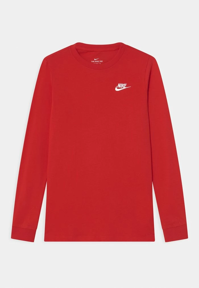 Nike Sportswear B NSW TEE LS EMB FUTURA - Long Sleeved Top - University Red