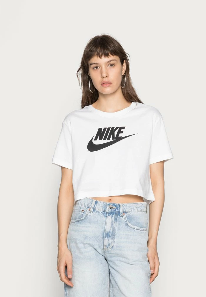Nike Sportswear TEE - Print T-shirt - White/black