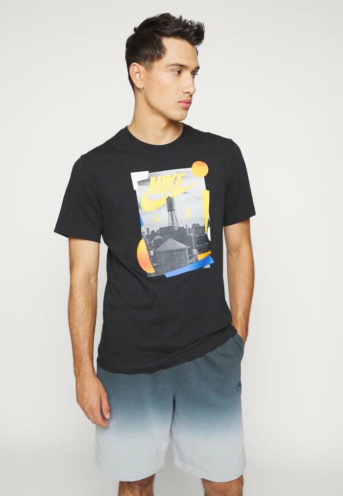 Nike Sportswear CLUB DIP DYE - Shorts - Dark Smoke Grey/light Smoke Grey - Image 6