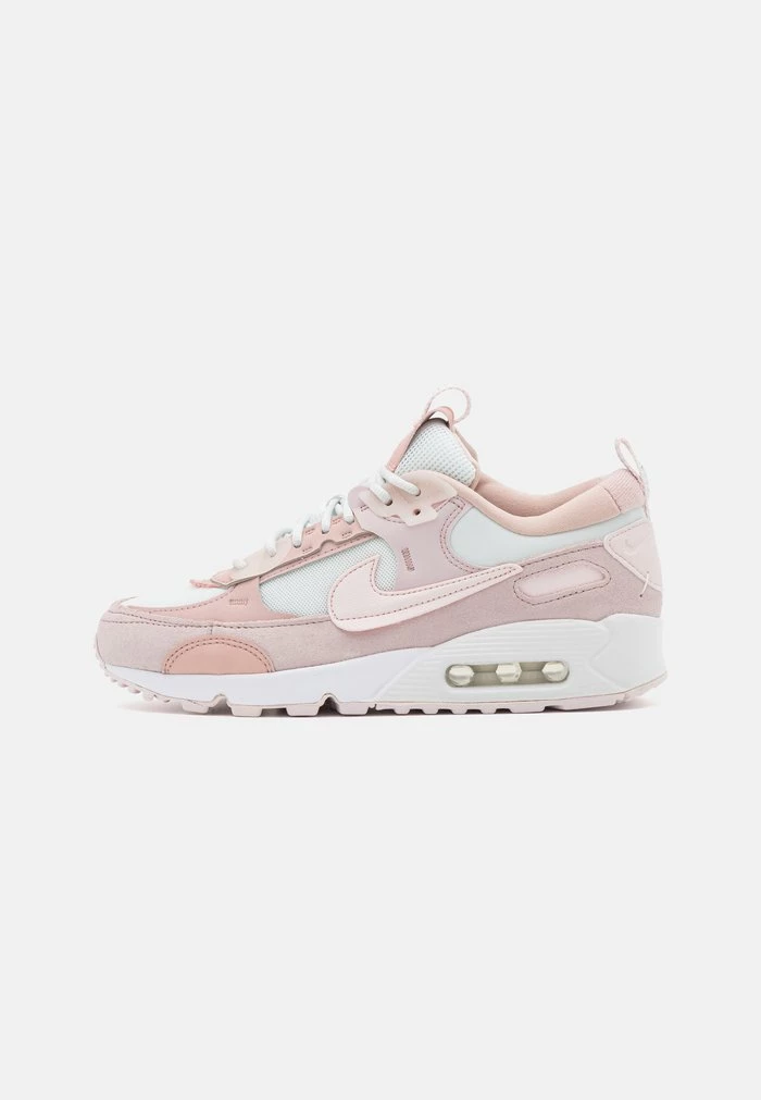 Nike Sportswear W AIR MAX 90 FUTURA - Trainers - Summit White/soft Pink/barely Rose/pink Oxford/white