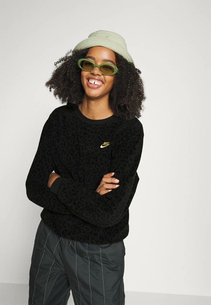 Nike Sportswear CREW - Fleece Jumper - Off Noir - Image 4