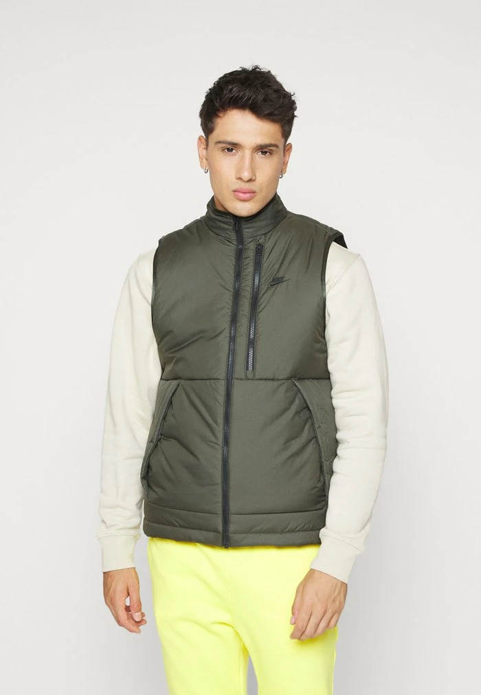 Nike Sportswear LEGACY VEST - Waistcoat - Sequoia/black - Image 4