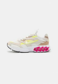 Nike Sportswear ZOOM AIR FIRE - Trainers - Summit White/white/light Orewood Brown/pink Prime/volt