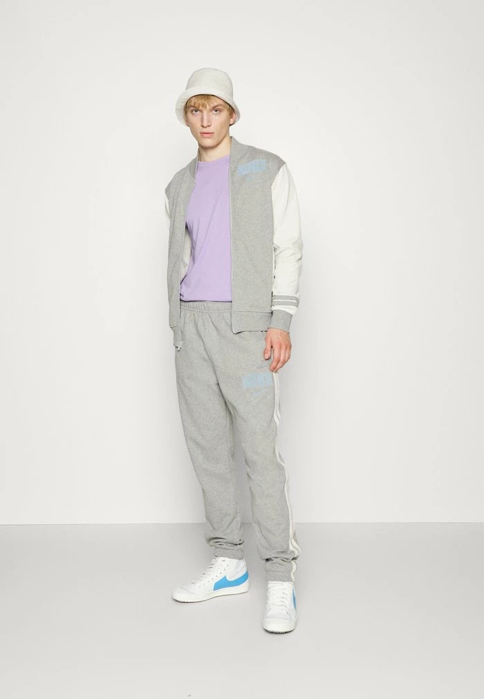 Nike Sportswear RETRO PANT - Tracksuit Bottoms - Dark Grey Heather/light Bone - Image 5
