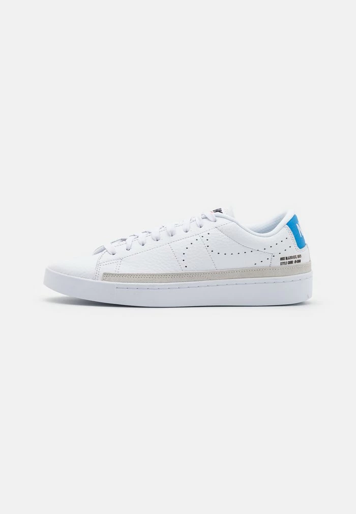 Nike Sportswear BLAZER X - Trainers - White/light Photo Blue/summit White/black/team Orange