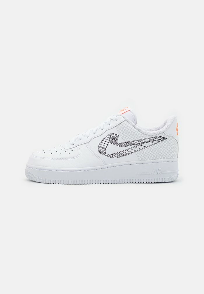 Nike Sportswear AIR FORCE 1 '07 UNISEX - Trainers - White/black/orange