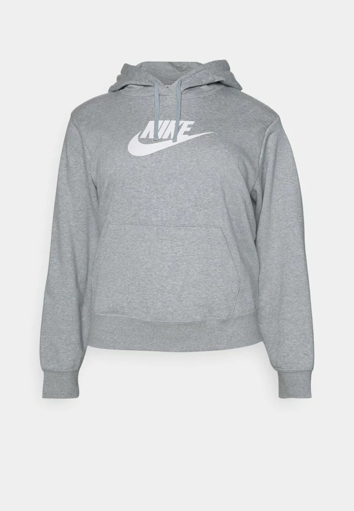Nike Sportswear CLUB PLUS - Sweatshirt - Grey Heather/white - Image 5