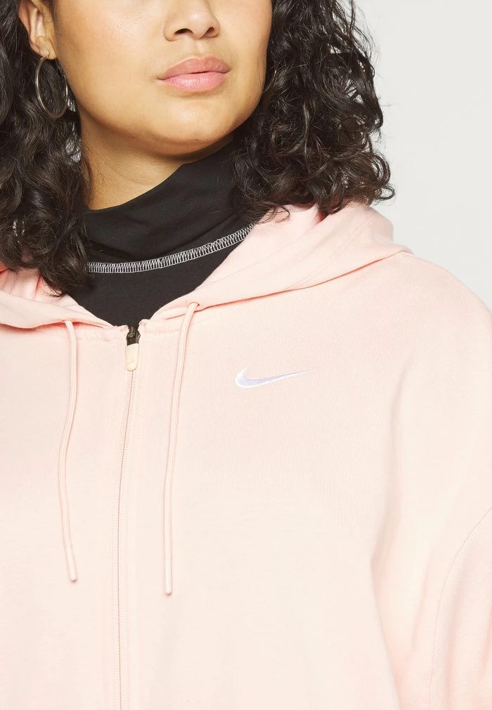 Nike Sportswear HOODIE PLUS - Cardigan - Arctic Orange/white - Image 8