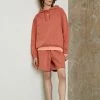 Nike Sportswear OVER SIZED - Hoodie - Madder Root/white
