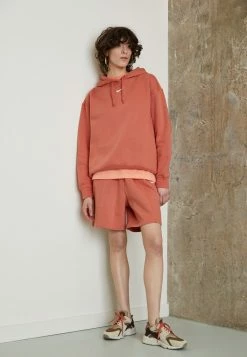 Nike Sportswear OVER SIZED - Hoodie - Madder Root/white