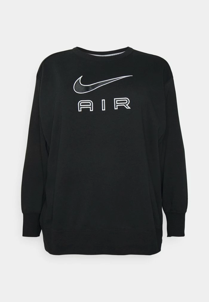 Nike Sportswear AIR CREW - Sweatshirt - Black/white - Image 5