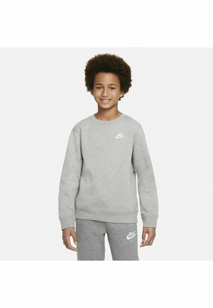 Nike Sportswear B NSW CLUB CREW BB UNISEX - Sweatshirt - Dark Grey Heather White - Image 2