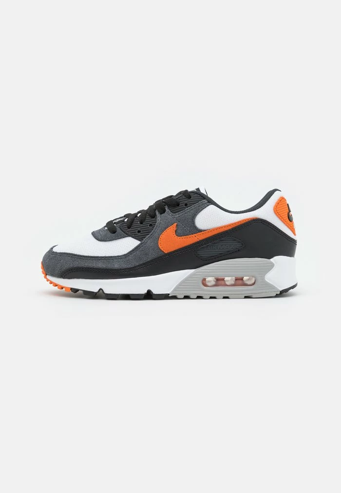 Nike Sportswear AIR MAX 90 - Trainers - White/starfish/black/light Smoke Grey/dark Smoke Grey