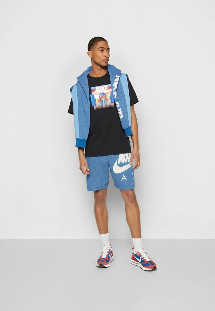 Nike Sportswear AIR - Shorts - Marina Blue/university Blue/light Bone - Image 5