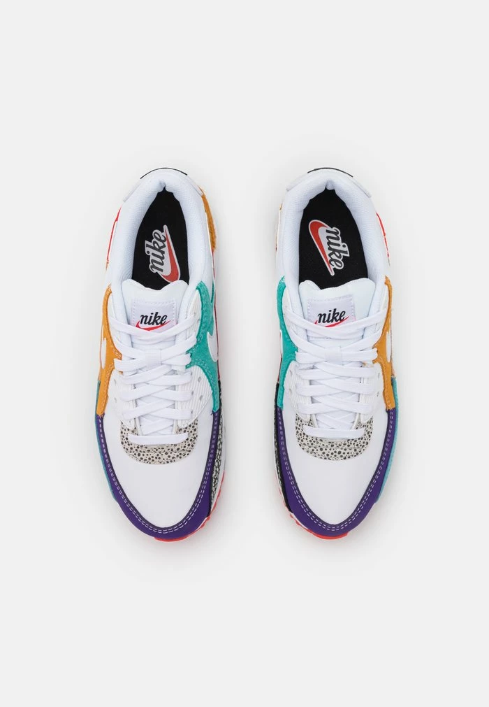 Nike Sportswear AIR MAX 90 SE - Trainers - White/white/light Curry/habanero Red/washed Teal/electro Purple - Image 7