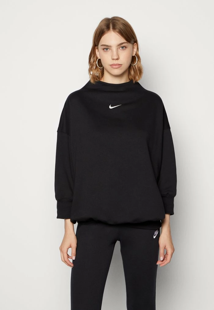 Nike Sportswear MOCK - Sweatshirt - Black/sail