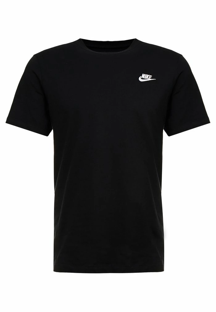 Nike Sportswear CLUB TEE - Basic T-shirt - Black/white - Image 4